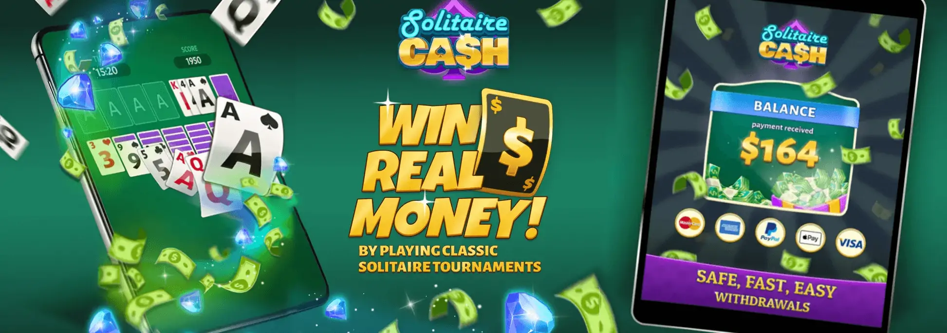 Solitaire Cash win real cash